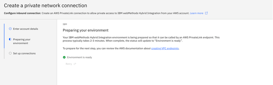 Environment is ready